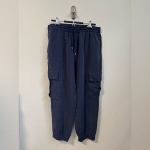 Zara Dark Blue Cargo Pants